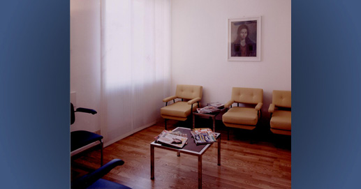 Sala d'aspetto dello studio dentistico